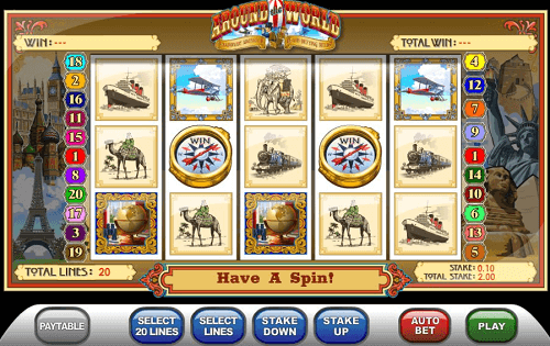 Around the World Slot Reels