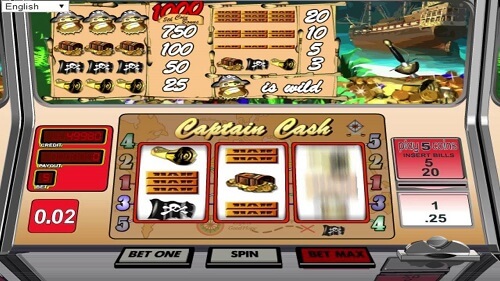 Captain Cash Betsoft Slot Reels