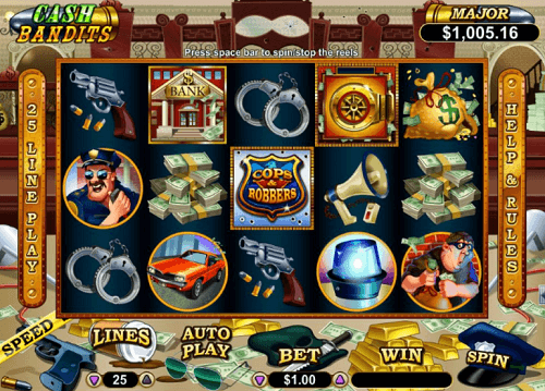 Cash Bandits Slot Reels