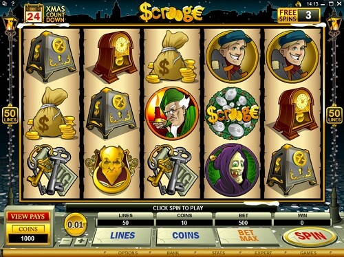 Scrooge Slot Reels