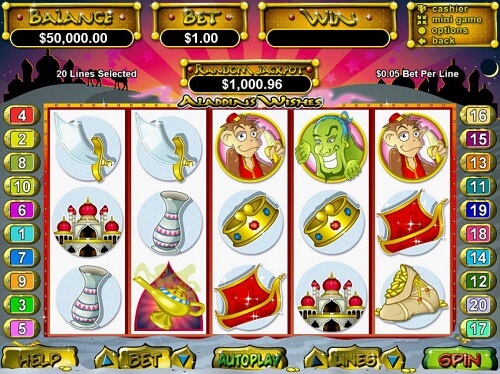 Aladdin's Wishes Slot Reels