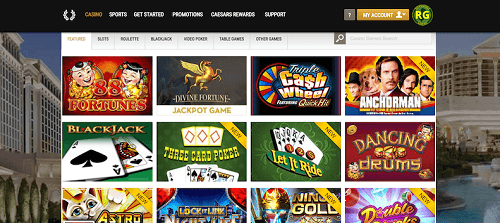caesars casino online games