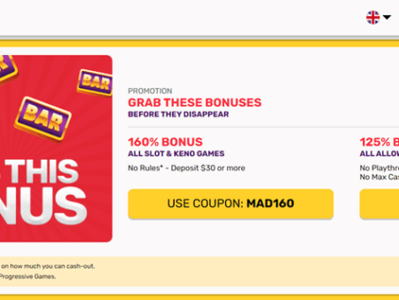 Grab the Bonus Promotion at Slot Madness Casino