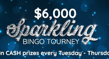 $6,000 Sparkling Bingo Tourney at CyberBingo